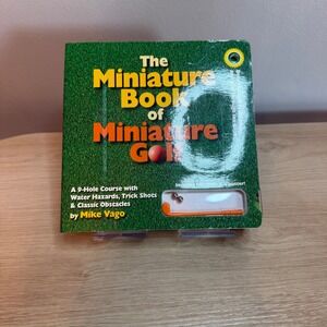 The Miniature Book of Miniature Golf Mike Vago Playable 9-Hole Course Board Book